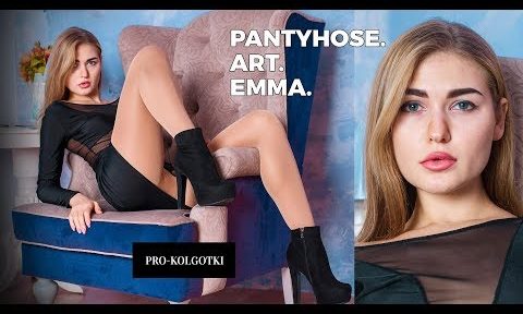 Top Mannequin Posing in Pantyhose on Her Long Legs – Tights Art Journal 2018-03(2)-