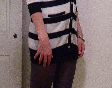 Orderly pantyhose tights outfit-