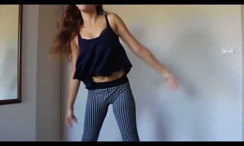 Black’n’White Leggings Love Addiction Dance | Sanya Booty Girl 170901