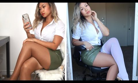 SECRETARY LOOK PT.3 | HOW TO STYLE WITH HOSIERY