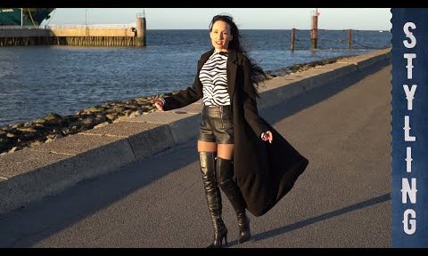 Leather Overknee Boots & Leather Skirt – TALK & TRAVEL PREPARATION