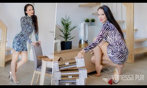 Small dress & shiny pantyhose long legs – Welcome back & my recentlies – REAL TALK VLOG