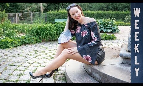 LEATHER SHORTS, NEON 40 TIGHTS, OFF SHOULDER – Wochenrückblick