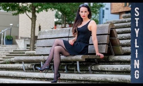 FISHNET TIGHTS, MINI DRESS – Walking in High Heels – LOOKBOOK