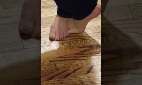 Wife standing in the kitchen Pantyhose Feet!