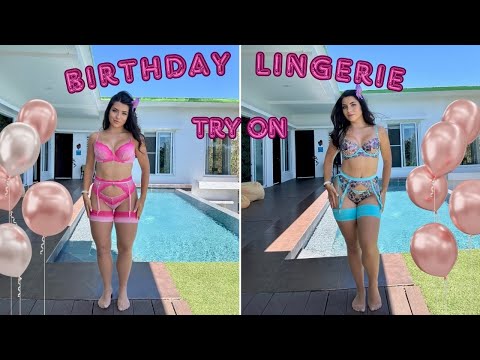 Birthday underwear Try On