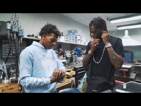 Lil Baby & HoodRich Pablo Juan Stop By ICEBOX To Cop New Jewelry!!!