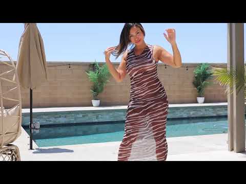 4K] OUTSIDE ANIMAL PRINT DRESS